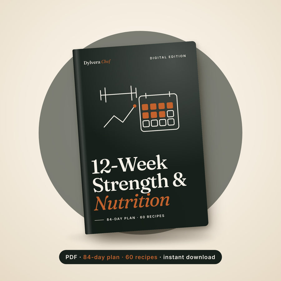12-Week Strength & Nutrition Plan — digital PDF