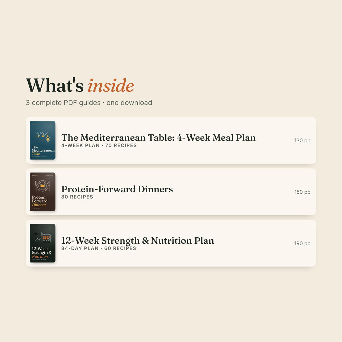The Healthy Habits Bundle — sample pages
