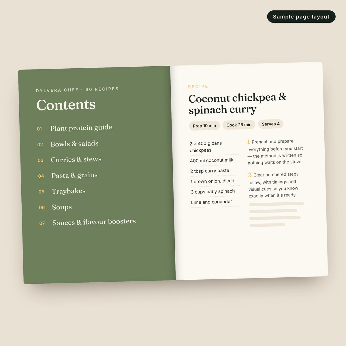 The Plant-Powered Kitchen — sample pages